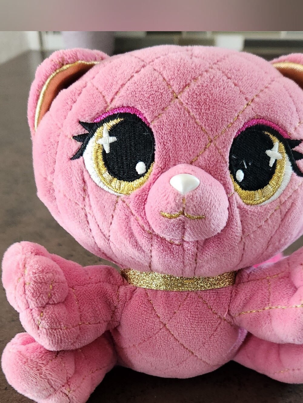 Gund P.Lushes Pets Madame Purrnel Pink Glam Kitty Cat Plush 6”